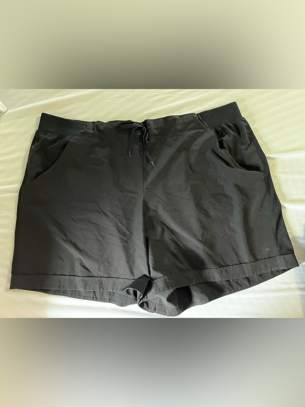 RBX Women’s Black Drawstring Athletic Shorts size 3XL